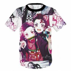 Детская 3D футболка Demon Slashing Blade - PrintSalon