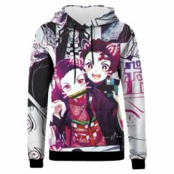 Жіноче 3D худі Demon Slashing Blade-PrintSalon Жіноче 3D худі Demon Slashing Blade