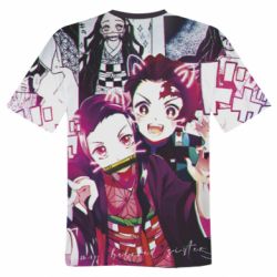 Мужская футболка 3D Demon Slashing Blade - PrintSalon