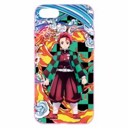 Чехол для iPhone SE 2022 Demon Slayer Kimetsu No Yaiba - PrintSalon