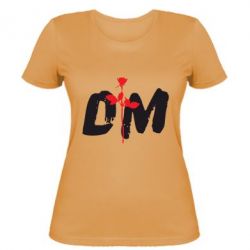 Женская футболка depeche mode logo - PrintSalon