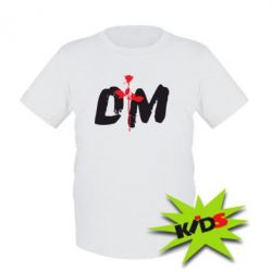 Детская футболка depeche mode logo - PrintSalon