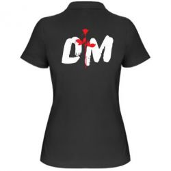 Женское поло depeche mode logo - PrintSalon