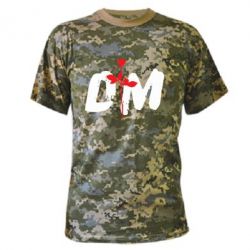Камуфляжная футболка depeche mode logo - PrintSalon