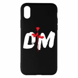 Чехол для iPhone X/Xs depeche mode logo - PrintSalon