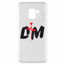 Чехол для Samsung A8 2018 depeche mode logo - PrintSalon