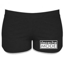 Женские шорты Depeche Mode Rock - PrintSalon