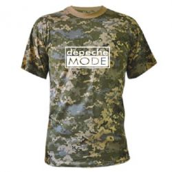 Камуфляжная футболка Depeche Mode Rock - PrintSalon