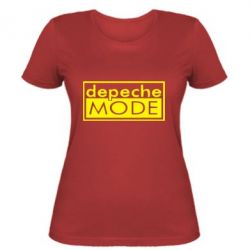 Женская футболка Depeche Mode Rock - PrintSalon
