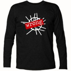 Футболка с длинным рукавом Depeche Mode Wrong - PrintSalon