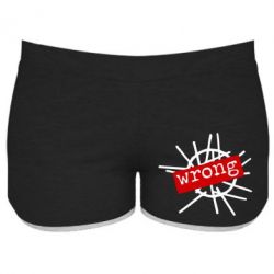 Женские шорты Depeche Mode Wrong - PrintSalon