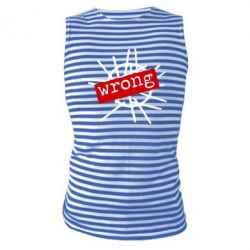 Майка-тельняшка Depeche Mode Wrong - PrintSalon
