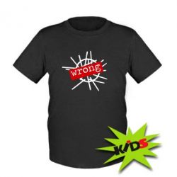Детская футболка Depeche Mode Wrong - PrintSalon