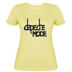 Женская футболка Депеш Мод - PrintSalon