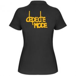 Женское поло Депеш Мод - PrintSalon