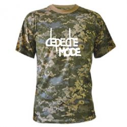 Камуфляжная футболка Депеш Мод - PrintSalon