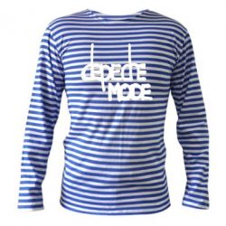 Тельняшка с длинным рукавом Депеш Мод - PrintSalon