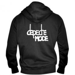 Мужское худи на молнии Депеш Мод - PrintSalon