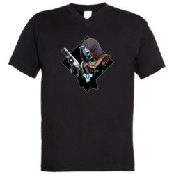Мужская футболка  с V-образным вырезом Destiny 2 Cayde 6 - PrintSalon