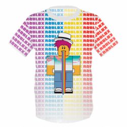 Детская 3D футболка 3D Roblox Rainbow - PrintSalon