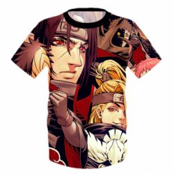 Дитяча 3D футболка Akatsuki Members - PrintSalon