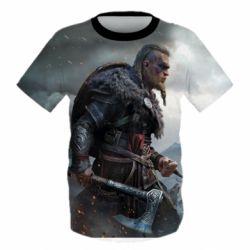 Детская 3D футболка Assassin's Creed Valhalla - PrintSalon