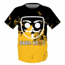 Детская 3D футболка Бабл Квас арт