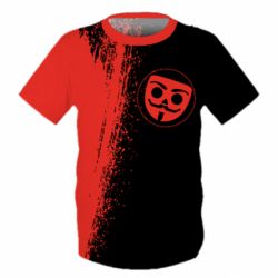 Дитяча 3D футболка Бабл Квас червоний арт - PrintSalon