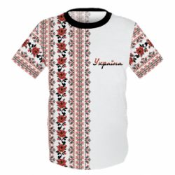 Дитяча 3D футболка Black and Red Ukraine - PrintSalon