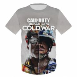 Детская 3D футболка COD BO Cold War - PrintSalon