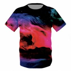 Дитяча 3D футболка Colorful art - PrintSalon