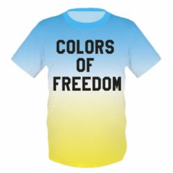 Детская 3D футболка Colors of our freedom - PrintSalon