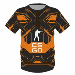 Дитяча 3D футболка CS GO Chip Texture - PrintSalon