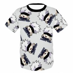Дитяча 3D футболка Cute Satoru Gojo pattern - PrintSalon