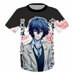 Детская 3D футболка Dazai Osamu - PrintSalon