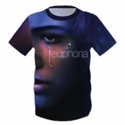 Дитяча 3D футболка Euphoria Zendaya - PrintSalon