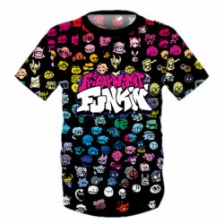 Детская 3D футболка FnF Icons - PrintSalon