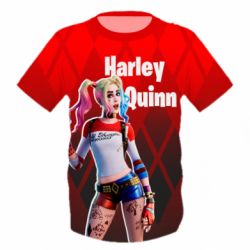 Дитяча 3D футболка Fortnite Harley Quinn - PrintSalon