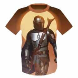Дитяча 3D футболка Fortnite  Mandalоrian - PrintSalon