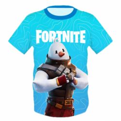 Детская 3D футболка Fortnite Snowman - PrintSalon