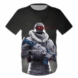 Дитяча 3D футболка Free Fire Winter Warrior - PrintSalon