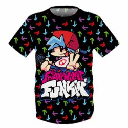 Детская 3D футболка Friday Night Funkin Arrows