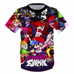 Детская 3D футболка Friday_Night_Funkin