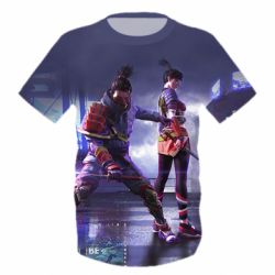 Детская 3D футболка Garena Free Fire Samurai Team - PrintSalon