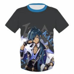 Дитяча 3D футболка Genshin Impact Kaeya - PrintSalon