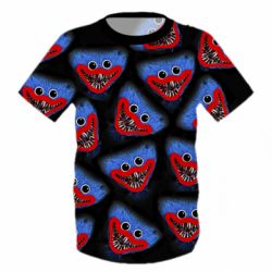 Детская 3D футболка Хаги Ваги Паттерн - PrintSalon