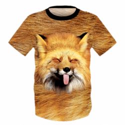Дитяча 3D футболка Хитра Лисичка - PrintSalon