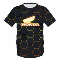 Дитяча 3D футболка Honda color logo - PrintSalon