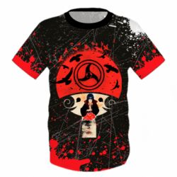 Детская 3D футболка Итачи Учиха