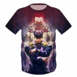 Детская 3D футболка Josuke Higashikata - PrintSalon